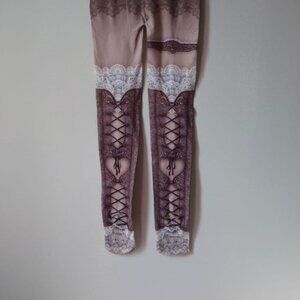Gothic Lolita Victorian Harajuku Japanese Intricate Design Tights